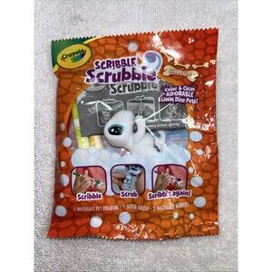 Crayola Scribble Scrubbie Dinosaur VINNY NEW Sealed Washable Pet Toy